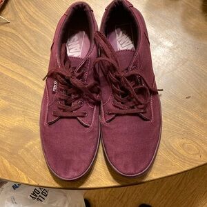 Burgundy Women’s Vans size 9